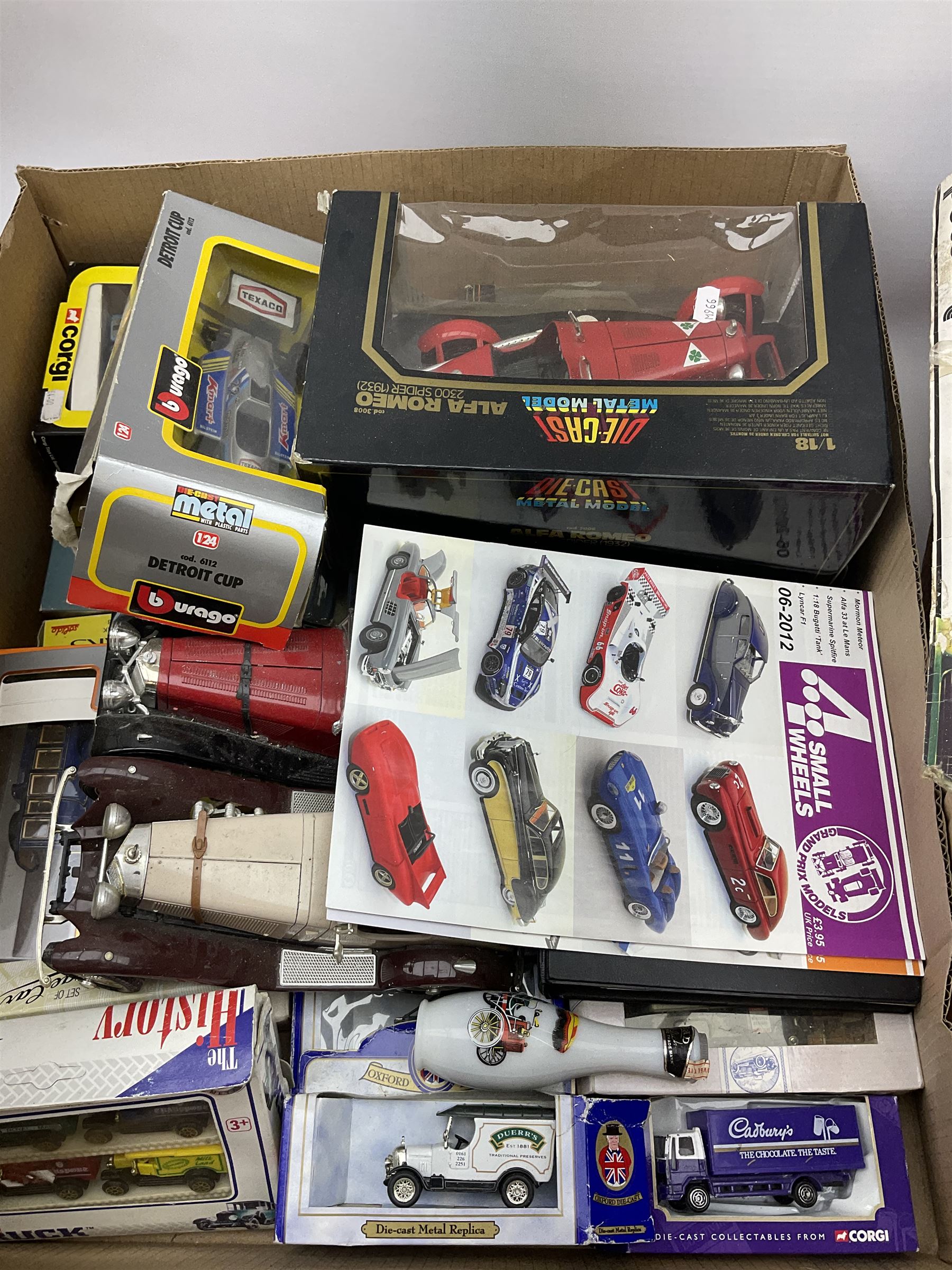 Toys including boxed and loose diecast model vehicles, Scalextric track