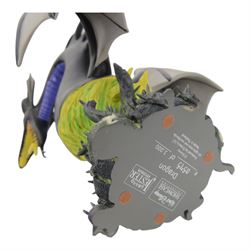 Grand Jester Studios Disney Showcase Collection figures, comprising Cruella De Vil, Ursula, Maleficent, Dragon, all boxed