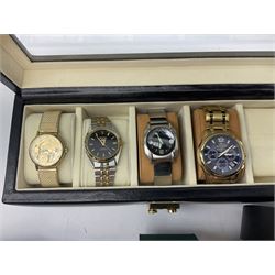 Collection of wristwatches including Curtis Liberty, eight Claude Valentini, Jeep, Limit, Avia, Philip Persio and Sekonda (27)