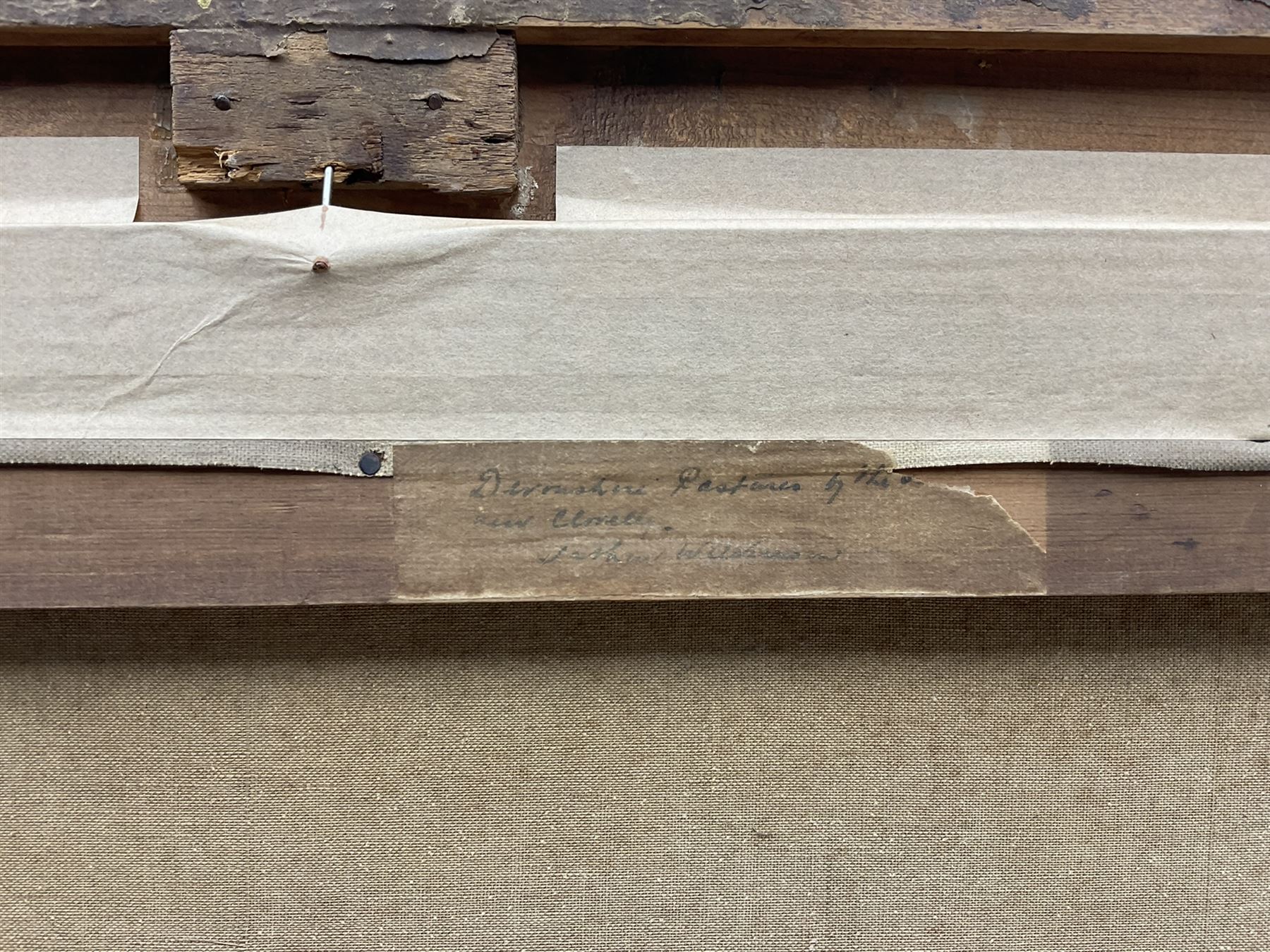 Arthur Stanley Wilkinson (British 1860-1930): 'Devonshire Pastures by the Sea near Clovelly', oil on canvas signed, original title label verso 40cm x 60cm