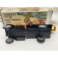 Kovap - eleven tinplate models to include Tractor and Trailer, Road Roller 1927, Moving Moneybox 1924, Hawkeye type B 1924, Boy on a Tricycle; all in original boxes 