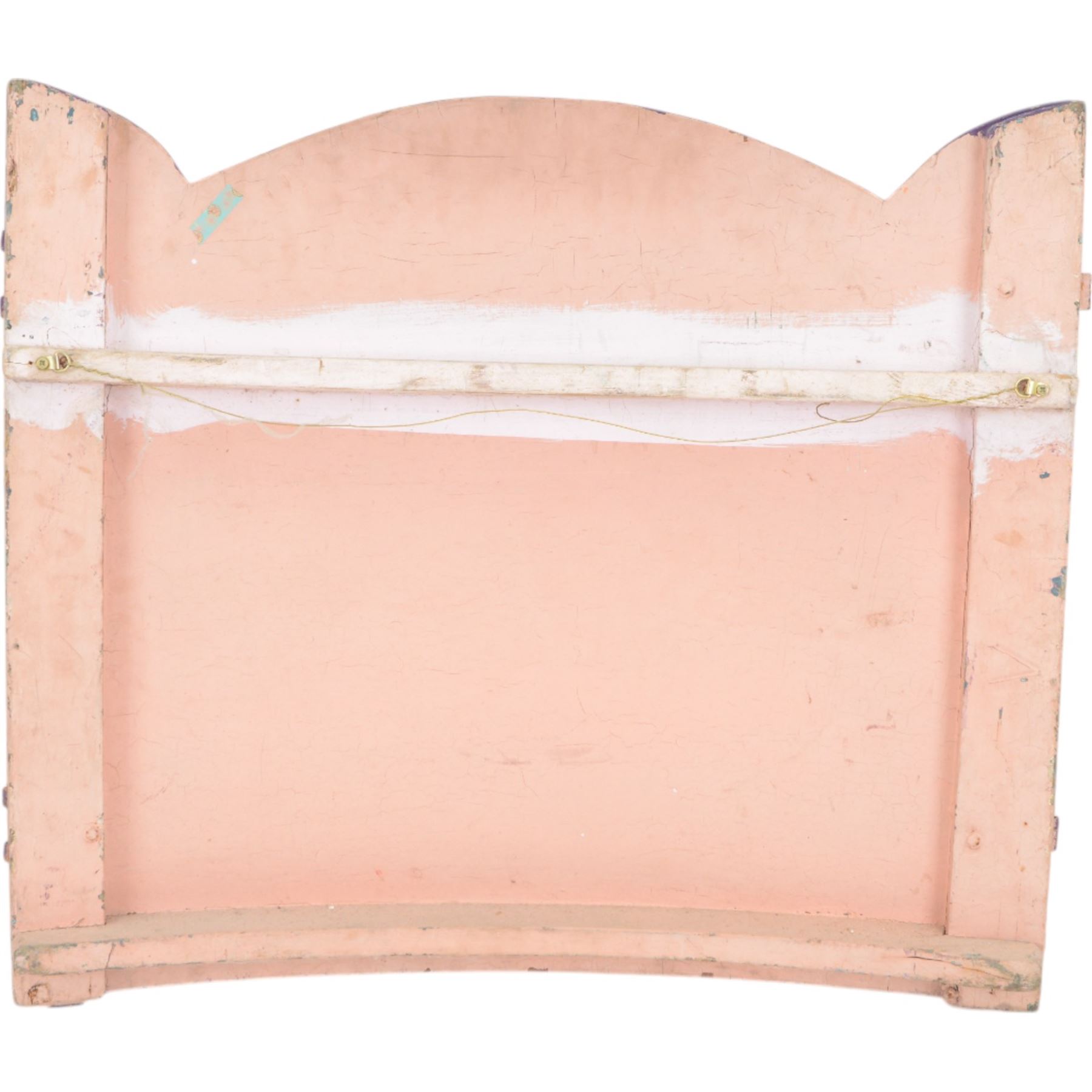 Pair of 20th century fairground waltzer panels, H70cm, W80cm