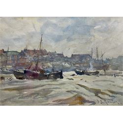 Frederic Stuart Richardson (Staithes Group 1855-1934): 'Whitby', watercolour signed, titled verso 20cm x 28cm