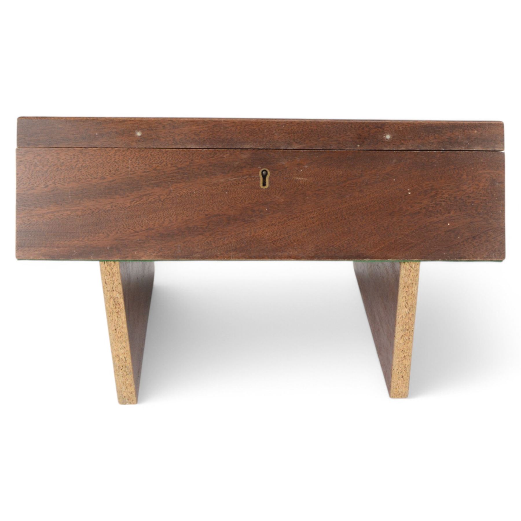 Shop display humidor with lockable glazed lifting lid, the removable tray containing selection of cigars including Fabrica des Tabacos, Jamaica Tobacco Company etc, H26cm D30cm, L42cm