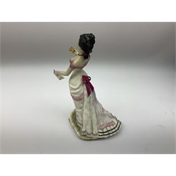 Two Royal Worcester limited edition figures, from the Victorian figures series, comprising Rosalind edition 481 of 500 and Louisa edition 233 of 500, both with original box and certificate 