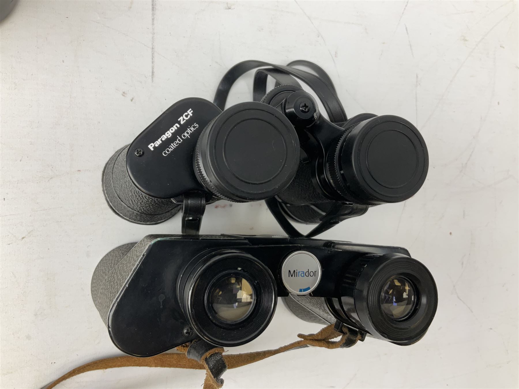 Six cased pairs of binoculars, to include Mirador 10x40, Chinon Countryman 7x35, Yashica 10x50, Yashica 8x40 etc