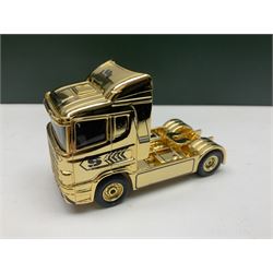 Corgi Eddie Stobart - two limited edition sets; CC99155 'Scania @ Stobart'; and CC86610 'The Eddie Stobart Story'; both boxed (2)