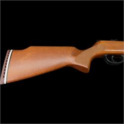 Hatsan Edgar Brothers Breaker 900X .177 air rifle with chequered semi-pistol grip and sound moderator, L113cm 