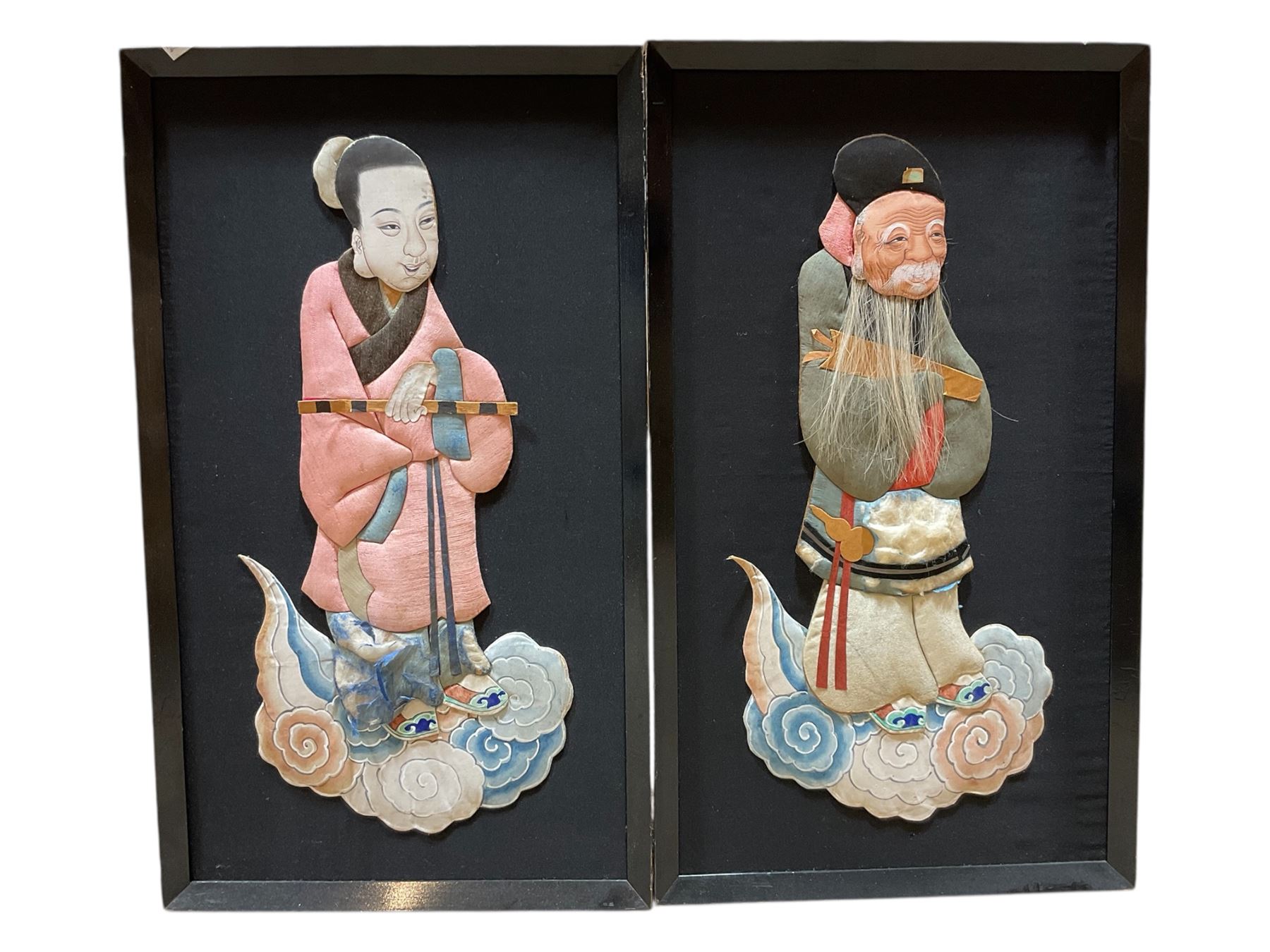 Two Japanese relief pictures