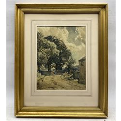 Arthur Reginald Smith (British 1872-1934): 'A Yorkshire Lane', watercolour signed, titled verso 30.5cm x 23.5cm 
