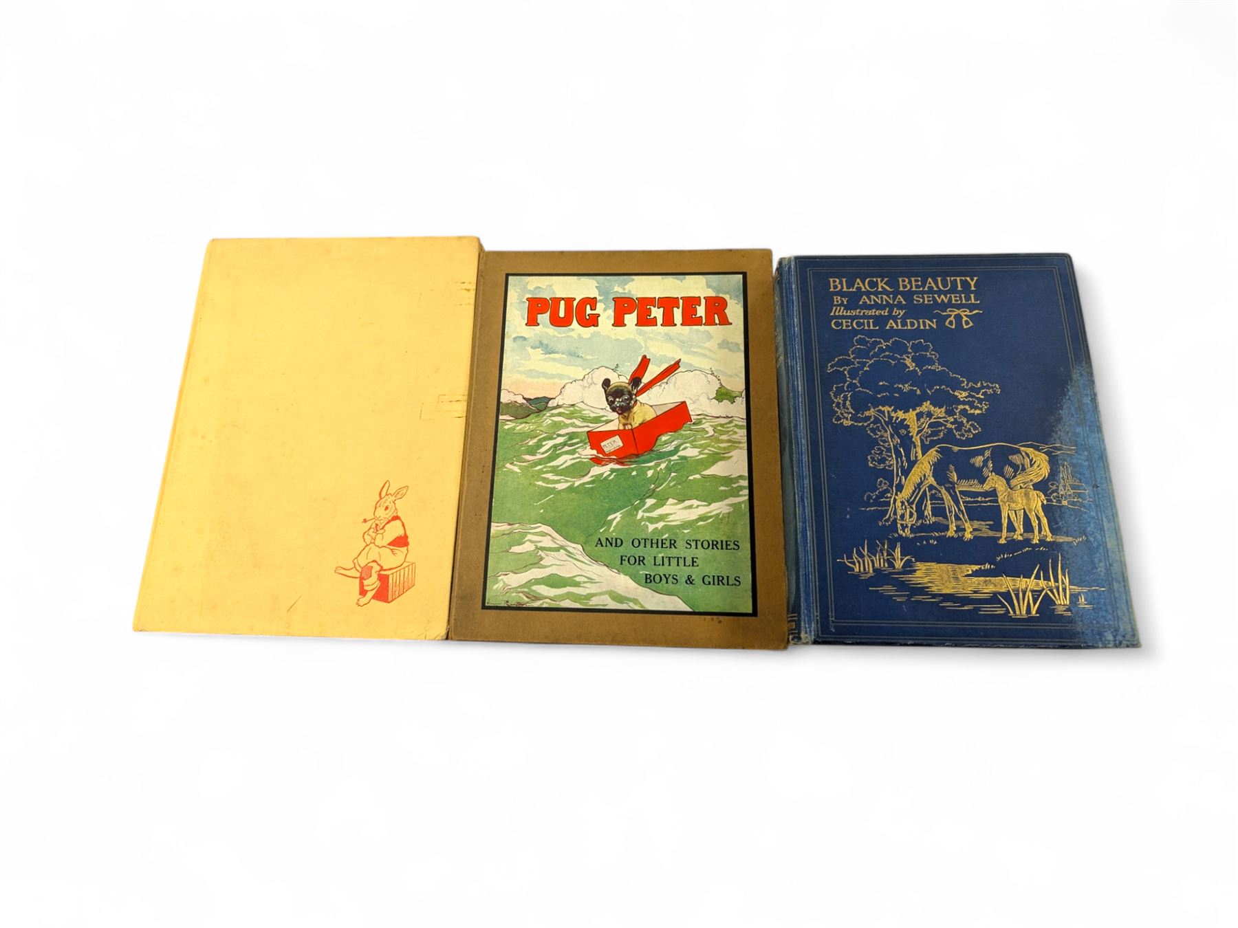 1930s Anna (Sewell): Black Beauty, pub. for Boots by Jarrolds, Publishers, London Ltd., c.1930, Uncle Remus Stories Retold by Jane Shaw pub. Collins London and Pug Peter and other stories for boys and girls