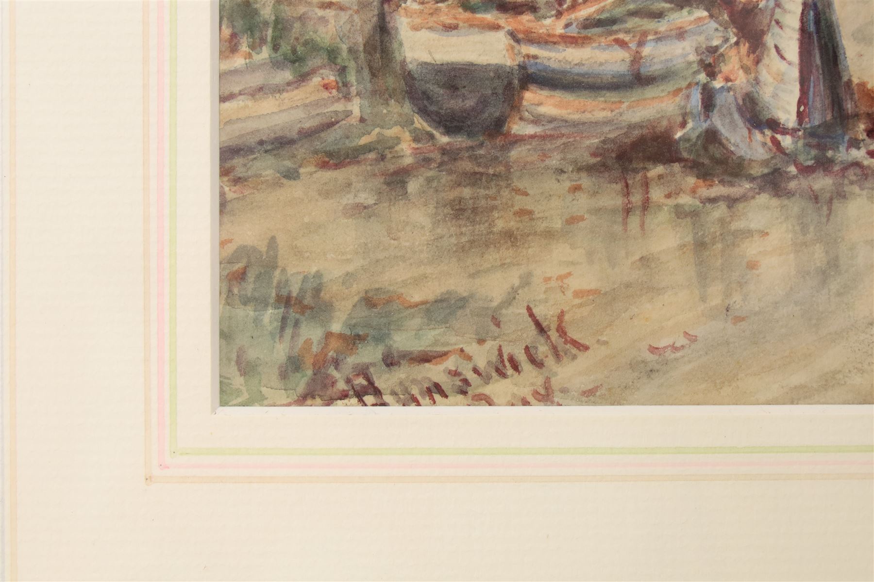 English School (19th/early 20th century): 'Runswick Bay', watercolour unsigned and titled 25cm x 35cm