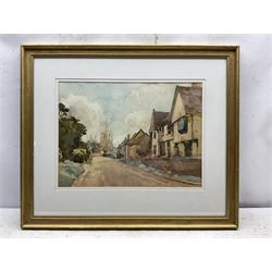William Roger Benner (British 1884-1964): 'Parham - Suffolk', watercolour signed, titled verso 33cm x 46cm