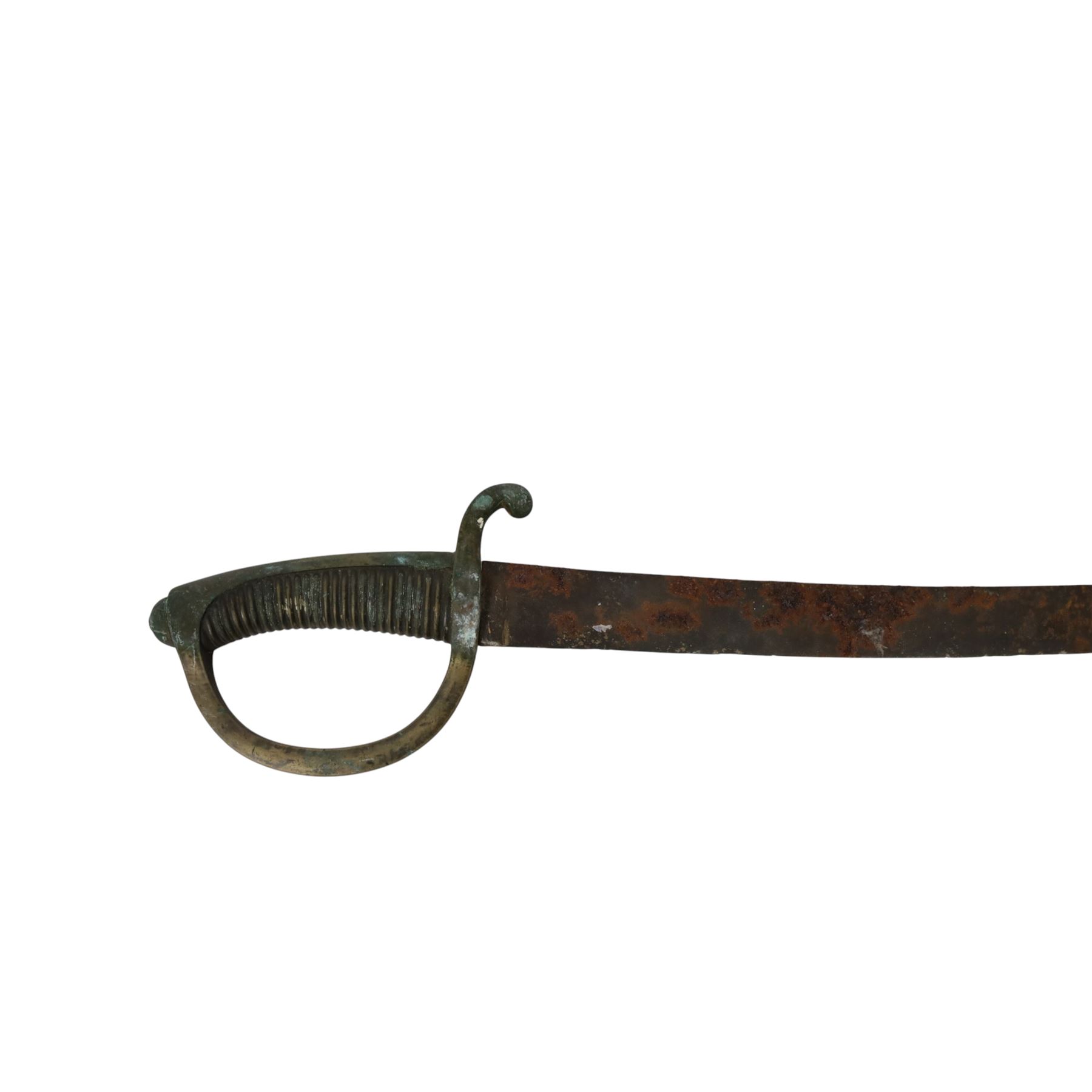 WWI German sawback bayonet, French Briquet and, early 20th century silver white metal fish topped sword stick