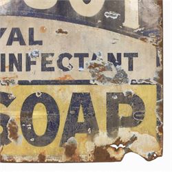 Enamel advertising sign Ebuoy Soap, H62cm
