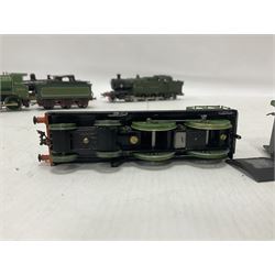 ‘00’ gauge - seven kit built locomotives for restoration comprising Class J94 0-6-0ST no.8067 in LMS black; Class 7F 0-8-0 no.9627 in LMS black; MR Class 2 4-4-0 no.118 in MR crimson; GNR Class K3 2-6-0 no.1003 in GNR green; Class D3 4-4-0 no.62000 in BR green; GWR Class 42XX 2-8-0T no.7239; one further unpainted 2-4-2T locomotive (7) 