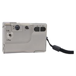 Two Canon Ixus IX240 compact digital cameras, both boxed, together with a Canon PowerShot G9 compact digital camera with a Canon 7.4-44.4mm 1:2.8-4.8 zoom lens (3)