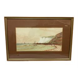 Ferneley Ramus (British 1868-1937): Coast near Scarborough, watercolour 