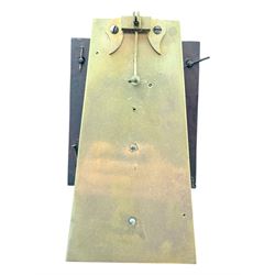 Andrew King of Hull - late 19th century mahogany cased 8-day fusee timepiece wall clock, with a 30