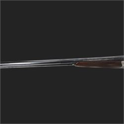 Giovanelli-engraved 12 bore double trigger side plate boxlock ejector, side by side double barrel shotgun with 69cm (27