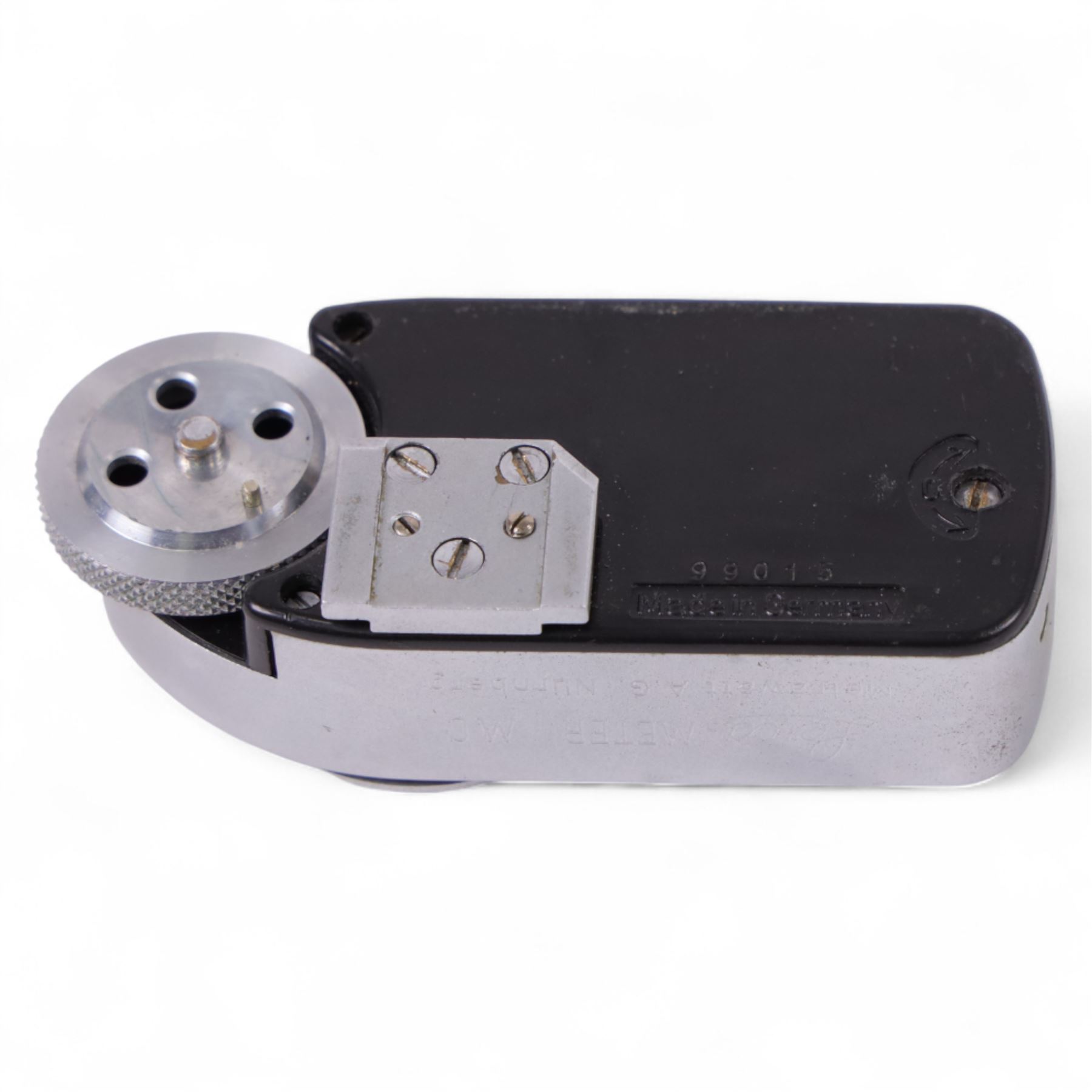 Leica DBP M3 35mm rangefinder camera body, serial no. 1038356, circa 1961, in chrome finish, housed in brown leather Leica case, with a Leitz Wetzlar Sunnilux 1:1.4/50 lens serial no. 1845148, Leitz Wetzlar Elmar 1:4/135 lens serial no. 1825980, 12575N hood, 12521G hood, Leica Meter MC serial no. 99015, Sunpak Auto28 SR Thyristor, Linhof 3 Way Pan tripod, and a Toshiba PE-1 Linear Exposure meter, all housed in an Original Benser Everready Case, most items with instruction booklets 