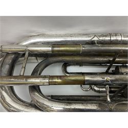 Salvation Army Class A Bb tuba for restoration or display H79cm