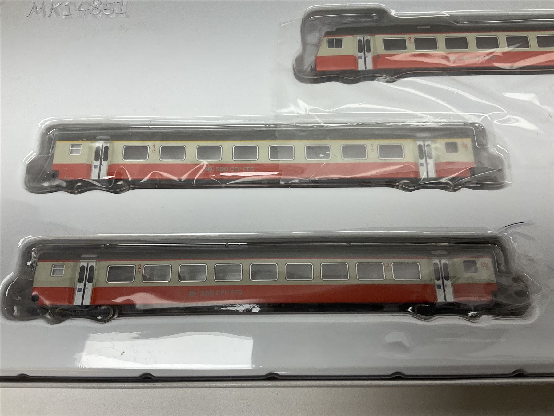 Trix Minitrix 'N' gauge - No.15872 Express Train Passenger five-car set; boxed