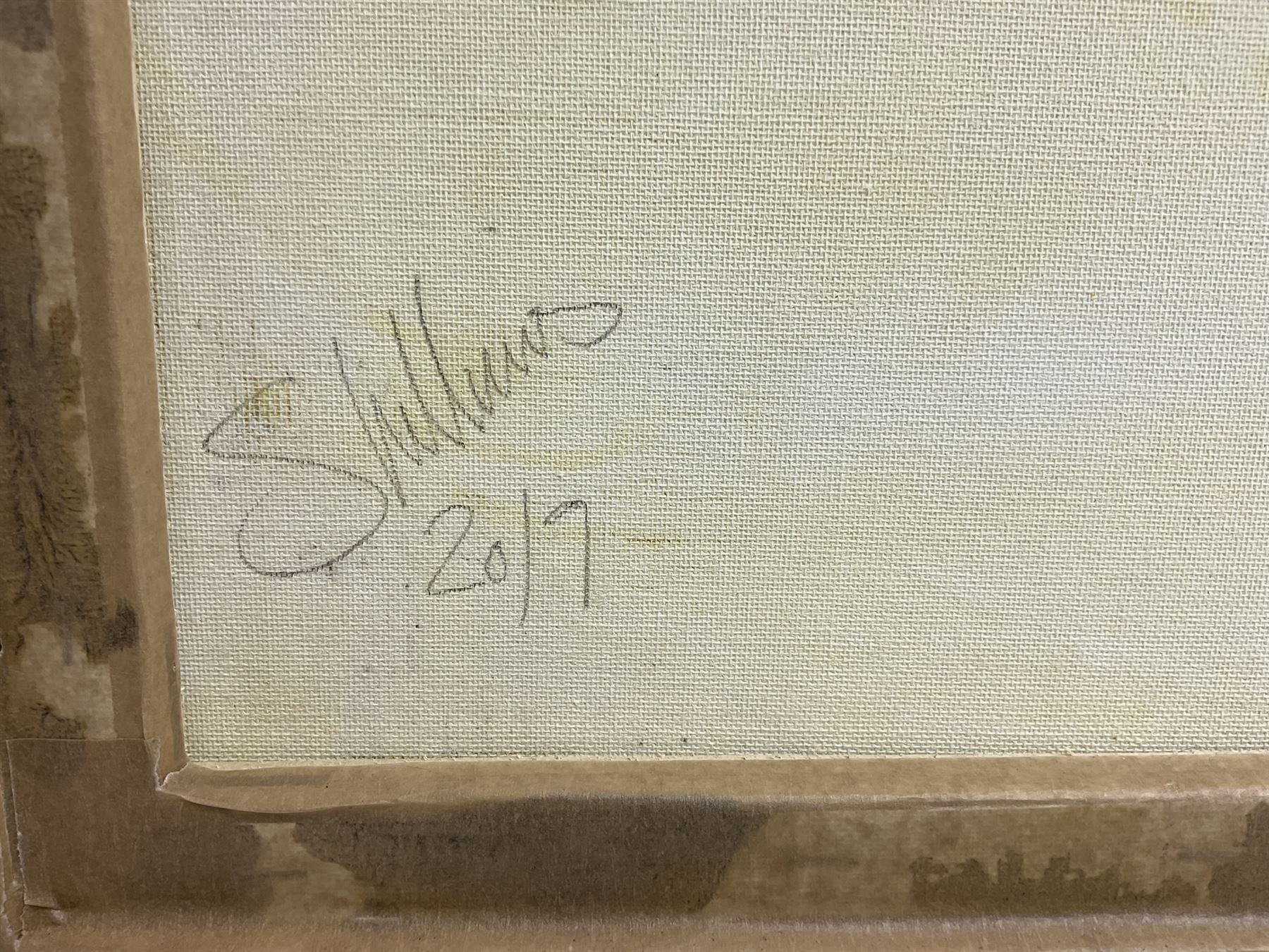 Sarah Williams (British 1961-): Ram's Head, Oil on Canvas.

Sarah graduated from Norwich School of Art and Design in 1984 with a first-class BA Hons in Fine Art and, having won the Stowell's Trophy, was awarded an unconditional place to study MA Painting at the Royal Academy. She comes from a family of creative talent - her father, Reg Williams, was a member of the York Four. 

She has exhibited in galleries around England and has had her own businesses in Interior Design, Architectural Design, Furniture Design and Jewellery. Sarah has recently returned to painting full-time and, having used a multitude of mediums in her creative work, now confesses she is an oil-paint addict. It is 
