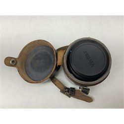 Olympus OM-1 camera body, serial no 913212, with 'Olympus OM-System F.Zuiko Auto-S 1:1.8 f=50mm' lens, serial no.74374, 'Vivitar wide angle MC 28mm 1:2.8 49mm' lens, serial no. 42042268, and Olympus OM winder 2