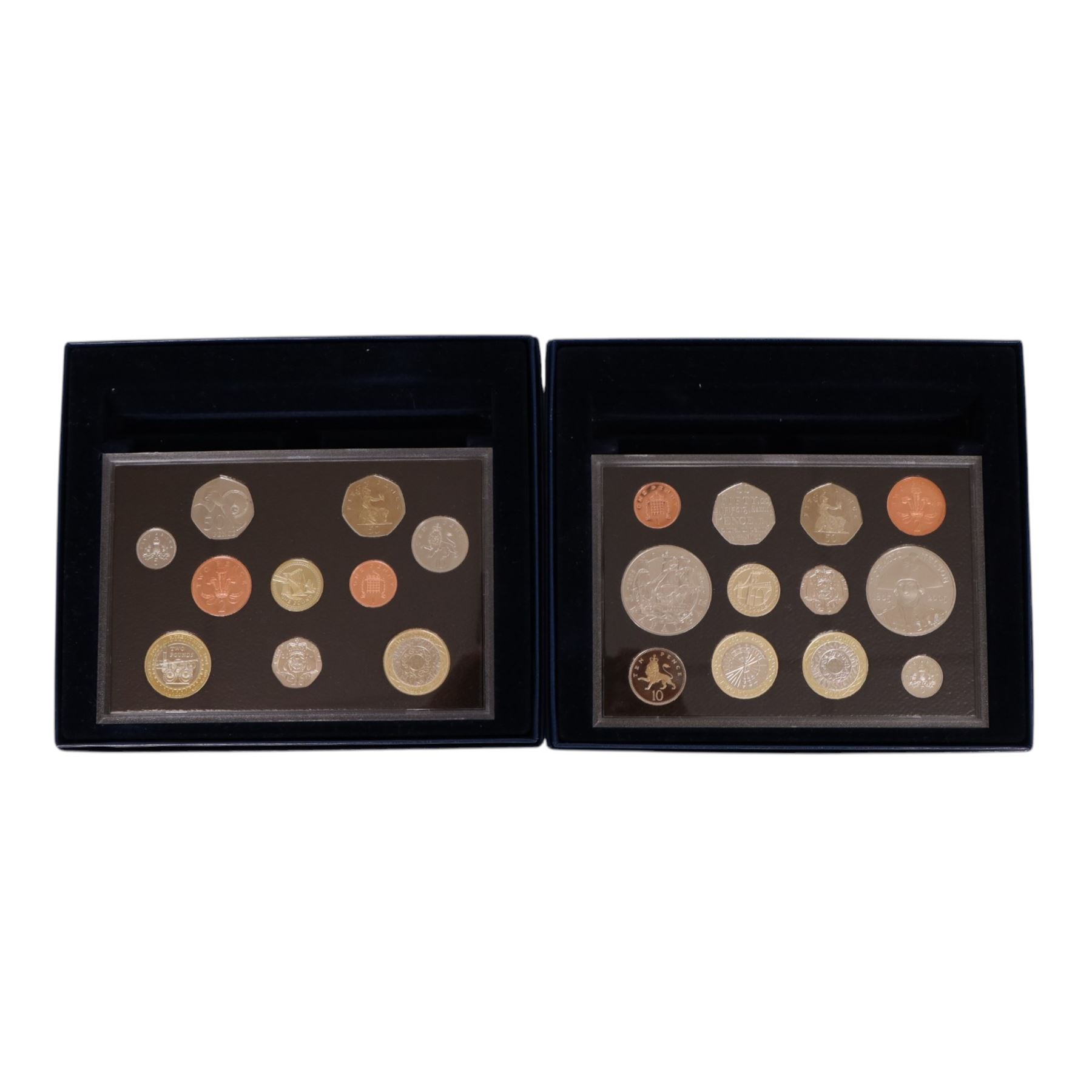 Forty-one The Royal Mint United Kingdom proof year sets, comprising 1970-2013 inclusive apart from 1989, 2009, and 2010