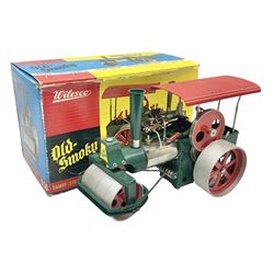 Wilesco D36 live steam roller (Dampf-Strassenwalze) 