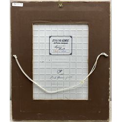 After Pietro Annigoni OMRI (Italian 1910-1988): 'Eva Madre', limited edition print on ceramic no.867/1500, 41cm x 30cm, with certificate of authenticity