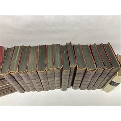 Twenty one volumes of Charles Dickens,  by The Home Library Book company, together with The Readers Digest bedside book of the art of living 