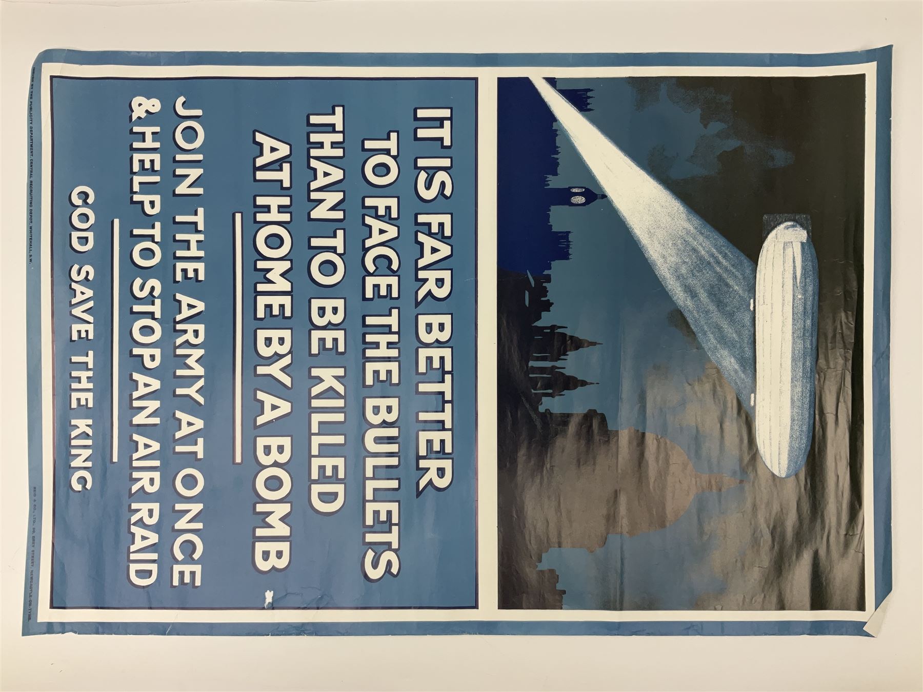 Seven small posters comprising five Soviet military/space programme related subjects including weapon sections; and two reproduction British WW2 recruitment type posters; all unframed (7)