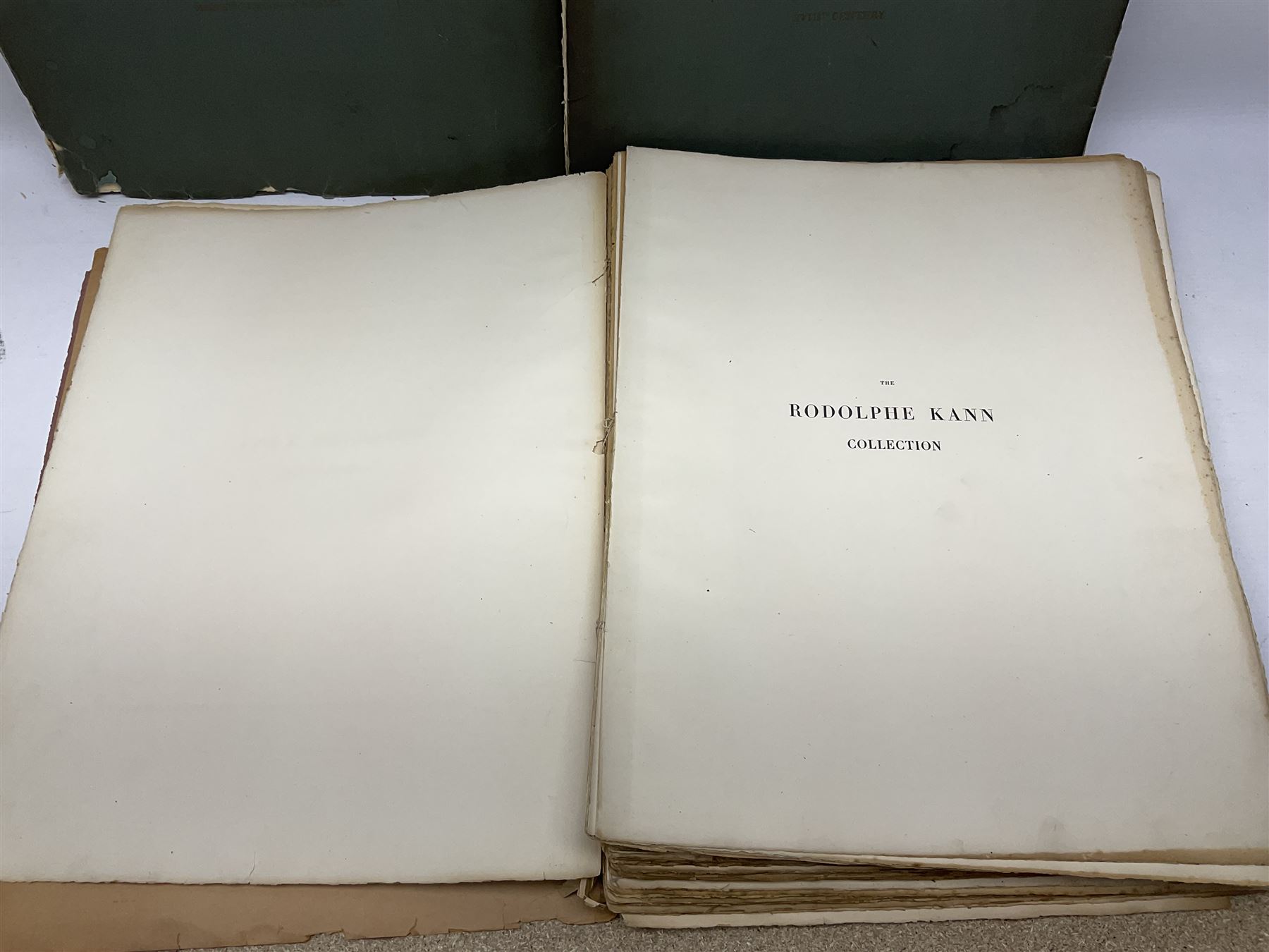 The R. Kann Collection, Objects D/Arts Vol I, Middle Age and Renaissance, and Vol II XVIIIth Century, together with The R. Kann Collection, Pictures, Vol I & Vol II, Paris, Charles Sedelmeyer 1907, photogravure plates