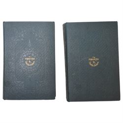 Charles Dickens Library 18volumes by The Educational Book Company in blue boards and All the Year Round conducted by Charles Dickens, New Series Volumes 3 and 4 1870