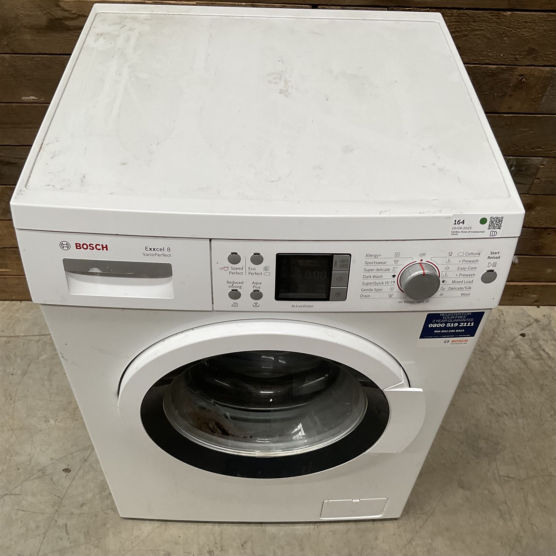 Bosch Exxcel 8 VarioPerfect washing machine 
