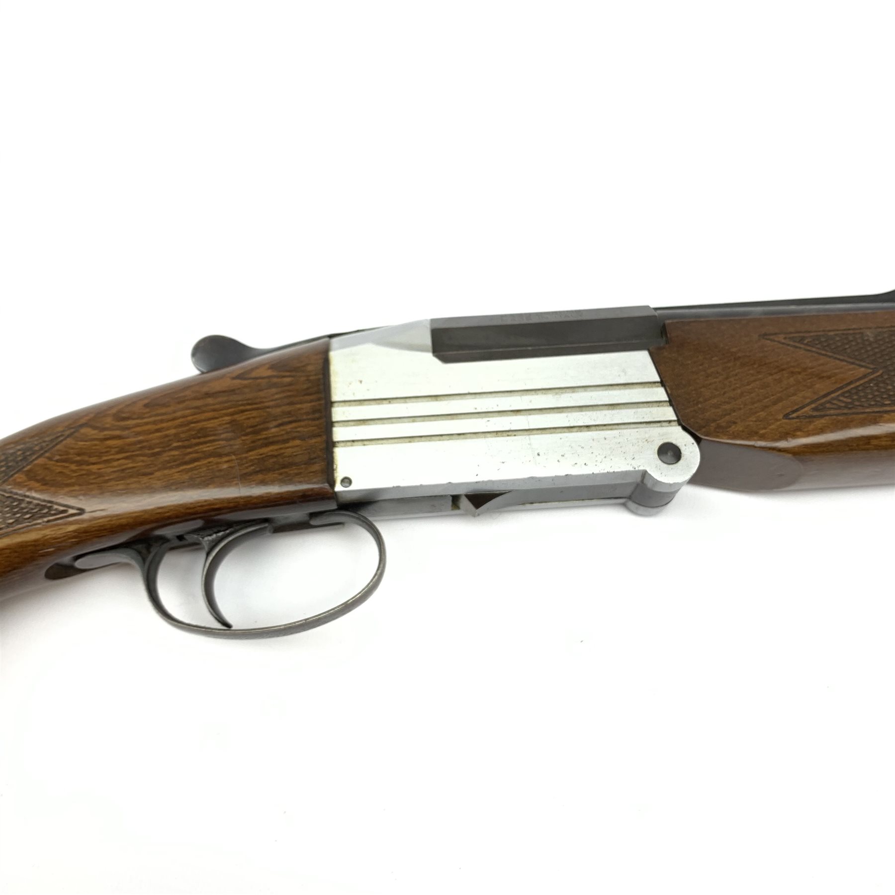 Italian Investarm 20-bore boxlock non-ejector folding over-and-under double barrel shotgun with walnut stock and 71cm barrels, No.331297, L111cm overall SHOTGUN CERTIFICATE REQUIRED