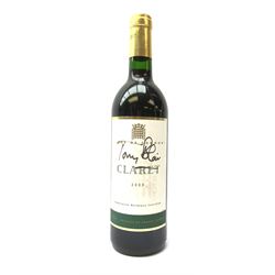 House of Commons claret 2000, 75cl, 12% vol, with 'Tony Blair' signature 