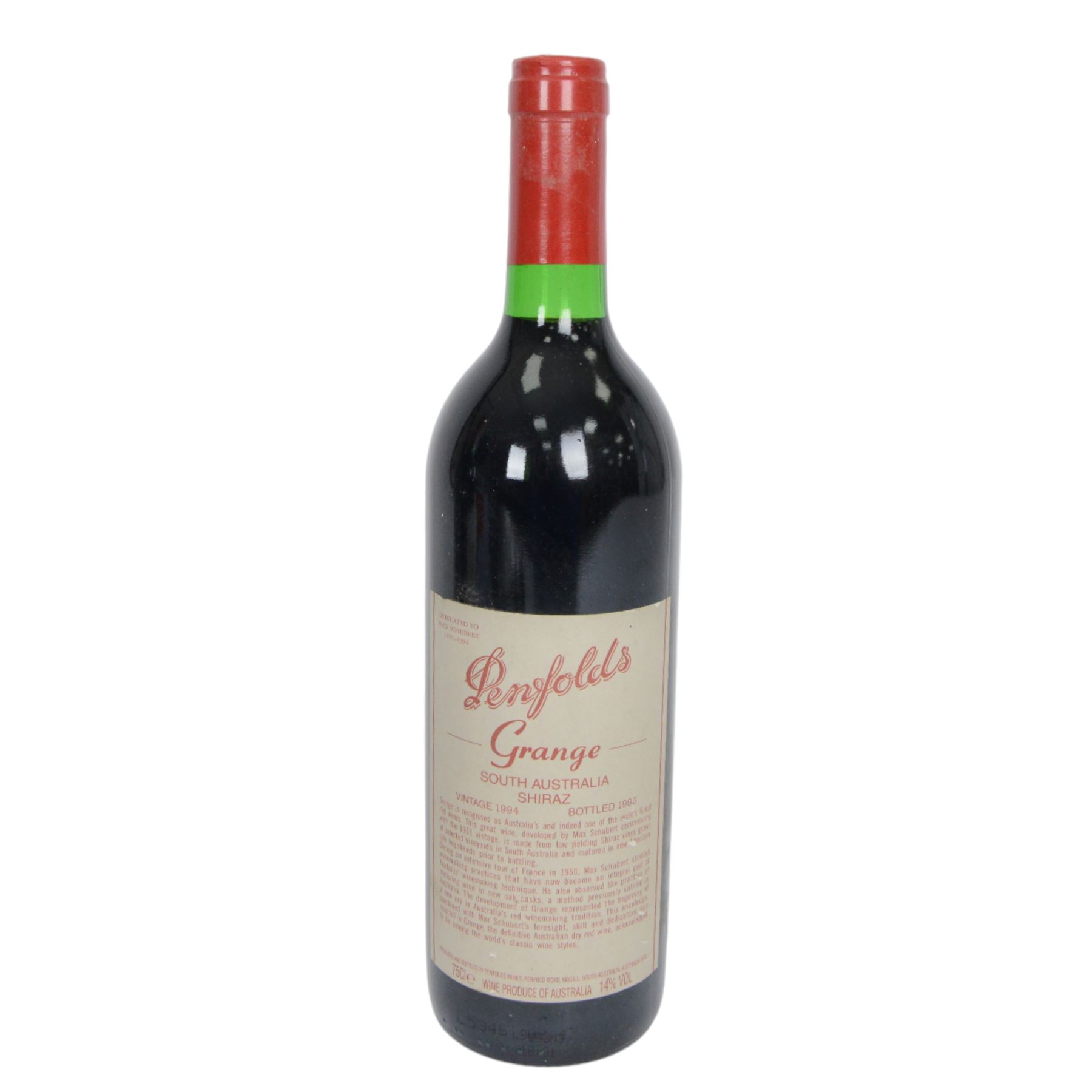 Penfolds Grange 1994, South Australia Shiraz, 14% vol 5cl, two bottles