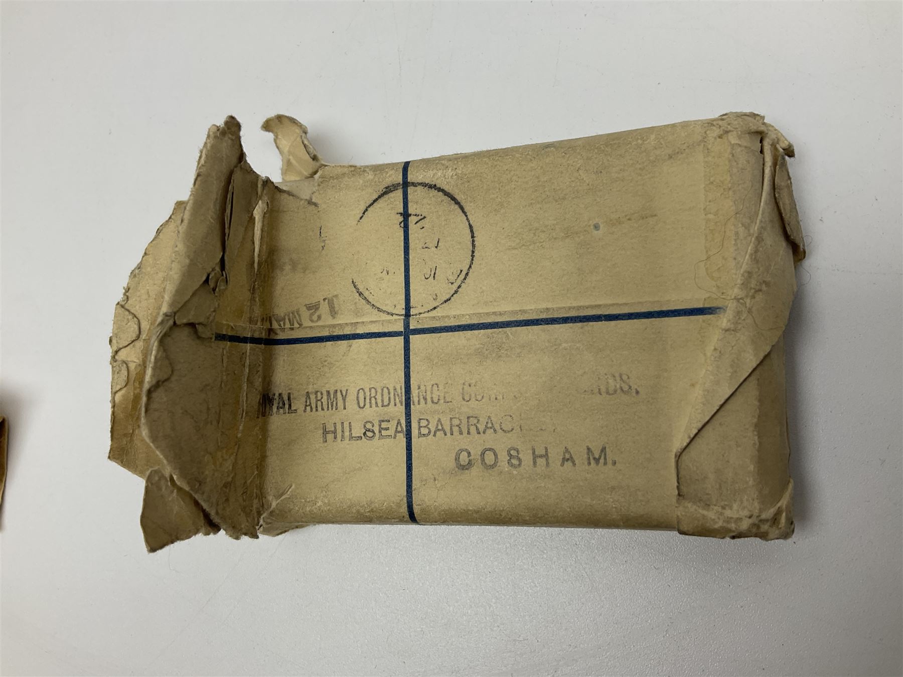 WW1 pair of medals comprising British War Medal and Victory Medal awarded to 038821 Pte.E.Hammerton A.O.C