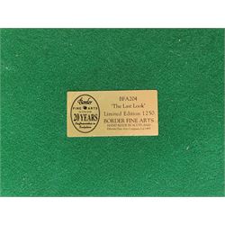 Limited edition Border Fine Arts figure 'The Last Look', depicting a fox upon naturalistic base, by David Walton, signed and impressed 1994, no.813/1250, model BFA204, on wooden base 