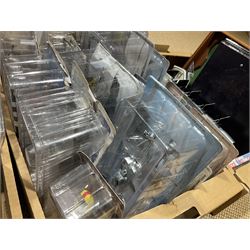 Thirty-six Amer Czechoslovakia periodical issued metal models of helicopters in original packaging; with thirty-nine issues of 'Helicopter Magazine' in two original binders; together with eight Corgi Collection die-cast military models; all boxed; and two others with small display rack; in three boxes