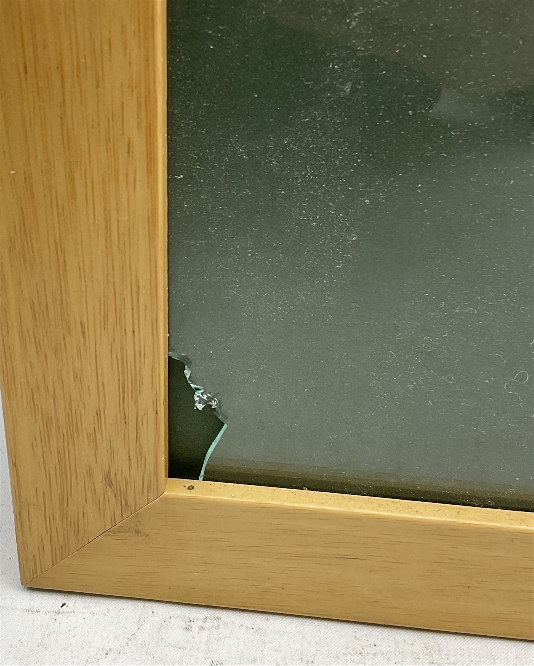 John Squire ARIBA (British Contemporary): North American Frontier - 'OK SALOON', mixed media on board, studio label verso with artist's address Heckmondwike, West Yorks verso 60cm x 42cm