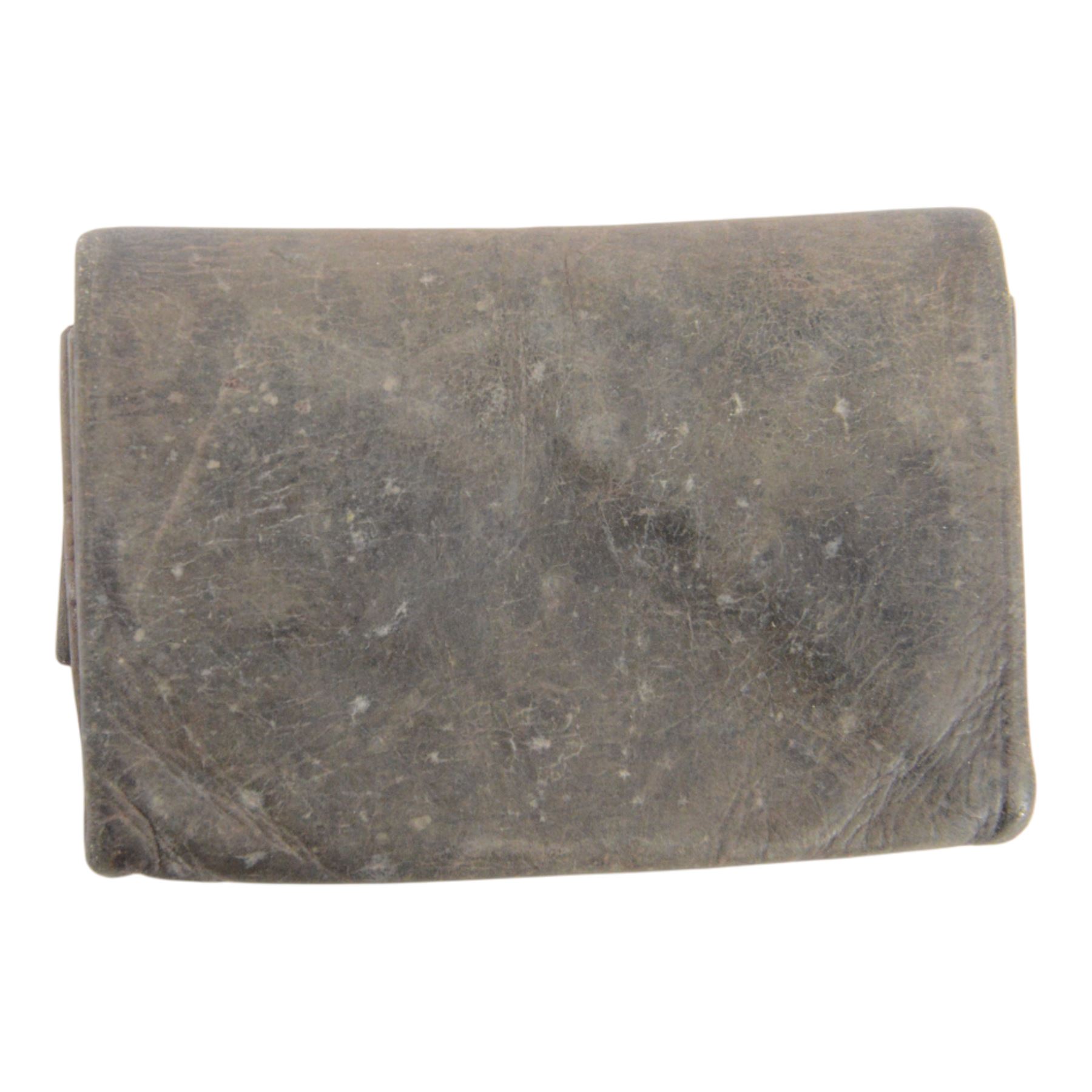 WWII German leather wallet with RAD Labor service badge and pips