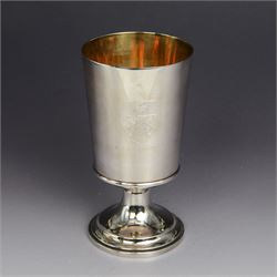 Limited edition silver goblet, commissioned by Henry Hardcastle of York to mark the 1300th...