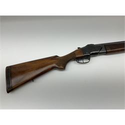 Czechoslovakian BRNO model ZH301 12-bore over-and-under double barrel boxlock non-ejector sporting gun, 70cm barrels, walnut stock with chequered pistol grip and fore-end, serial no.342302, L115.5cm overall SHOTGUN CERTIFICATE REQUIRED