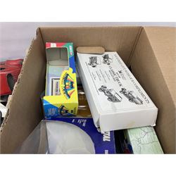 Large collection of die-cast model vehicles of various scales to include examples from Welly, Saico, Lledo etc, with a quantity of empty boxes; in four boxes 