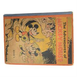 1930s Walt Disney 'The Adventures of Mickey Mouse Book 1', pub. David Mackay Company Washington 