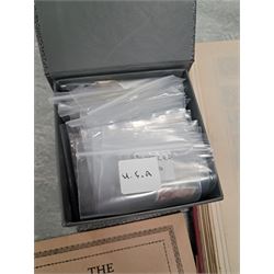 Great Britain and World stamps, 19th century and later, including Cape of Good Hope one penny red triangle, Germany, USA, etc, in one album and loose